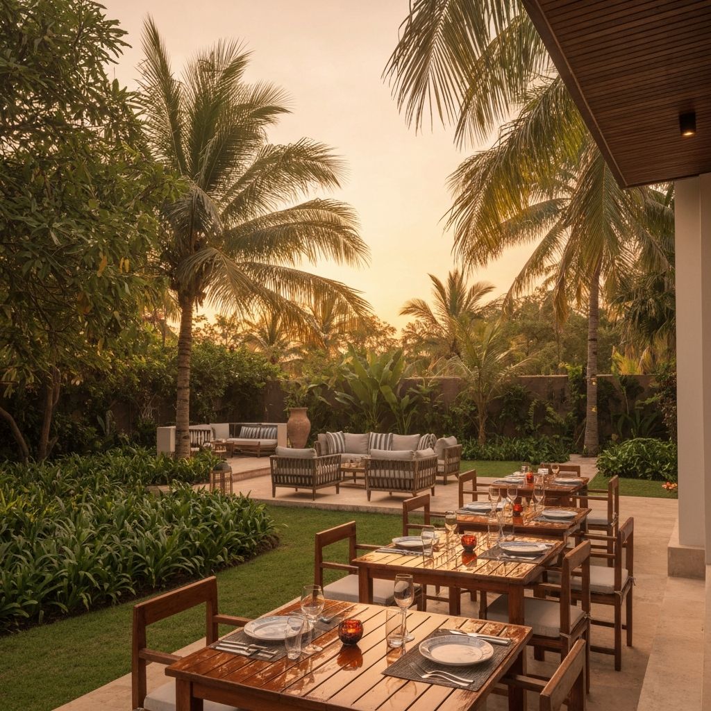 Terrasse jardin